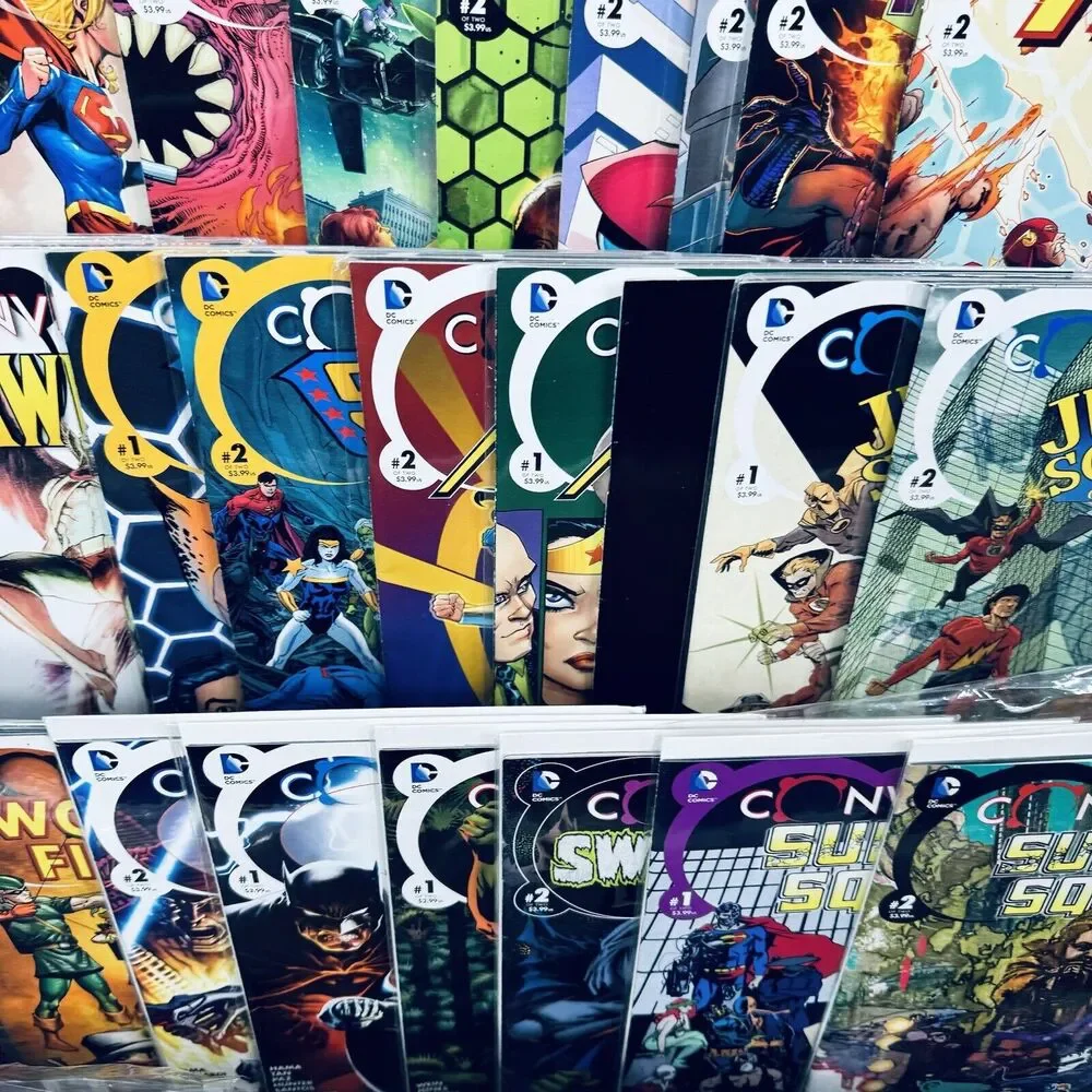 Convergence 0-8 & 10 Tie-Ins Mini Series +‎ 21 #2 Issues Lot DC 2015